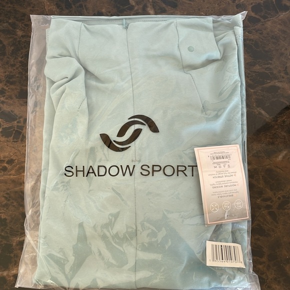 NEW! Shadow Sport Fitted Mock-Neck Zip Front Athletic Jacket, Lt Blue. M, XL - Picture 12 of 14